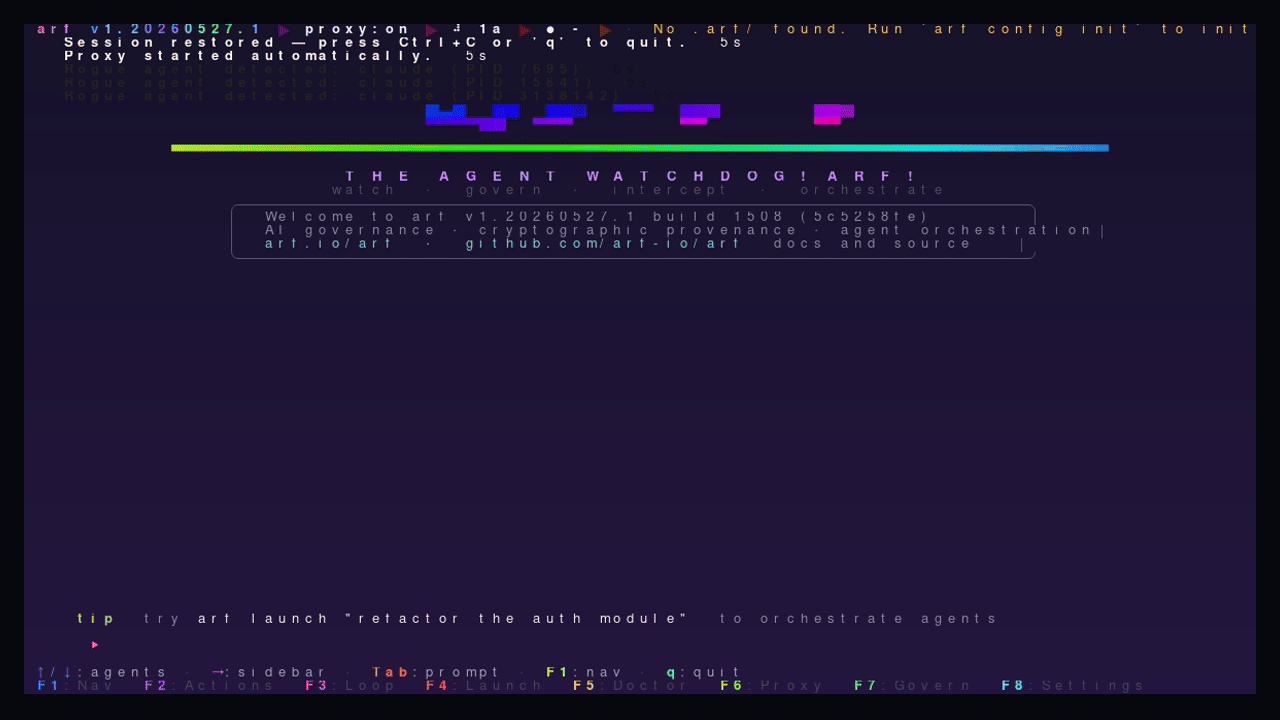 ARF TUI Audit screen